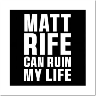 Matt Rife Can Ruin My Life Funny Quote, Trendy Summer Posters and Art